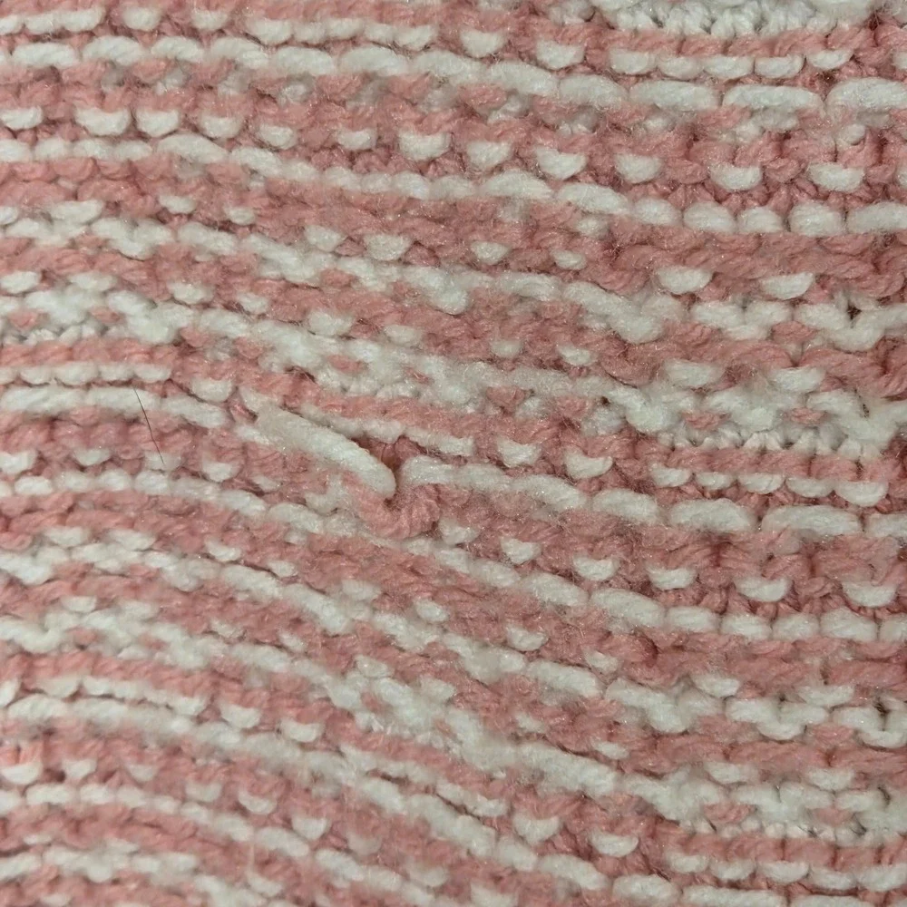 Handmade pink white